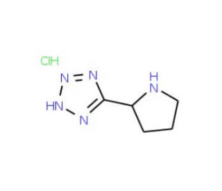 5-(pyrrolidin-2-yl)-1H-1,2,3,4-tetrazole hydrochloride - chemical structure image