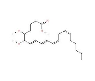 5(S),6(R)-11-trans DiHETE - chemical structure image