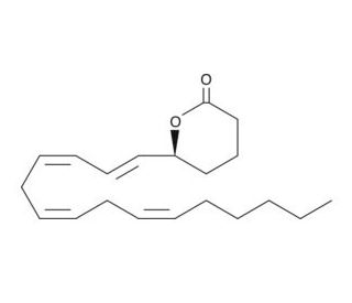 5(S)-HETE lactone (CAS 127708-42-3) - chemical structure image