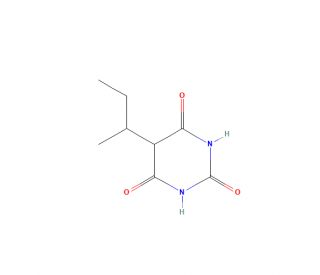 5-sec-Butylbarbituric Acid (CAS 14077-79-3) - chemical structure image