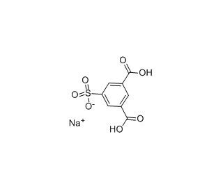 5-Sulfoisophthalic acid monosodium salt (CAS 6362-79-4) - chemical structure image