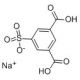 5-Sulfoisophthalic acid monosodium salt (CAS 6362-79-4) - chemical structure image