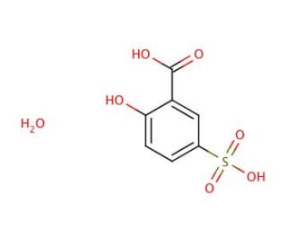 5-Sulfosalicylic acid hydrate (CAS 304851-84-1) - chemical structure image