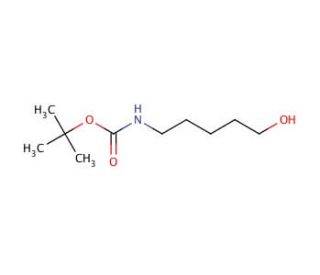 5-(t-Boc-amino)-1-pentanol (CAS 75178-90-4) - chemical structure image
