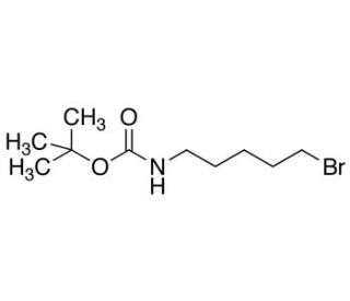 5-(t-Boc-amino)-1-pentyl Bromide (CAS 83948-54-3) - chemical structure image