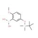 5-(t-Butyldimethylsilyloxy)-2-methoxyphenylboronic acid (CAS 1150114-54-7) - chemical structure image