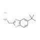(5-tert-Butyl-1,3-benzoxazol-2-yl)methylaminehydrochloride - chemical structure image