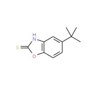 5-tert-Butyl-1,3-benzoxazole-2-thiol - chemical structure image