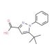 5-tert-butyl-1-phenyl-1H-pyrazole-3-carboxylic acid - chemical structure image
