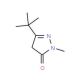 5-(tert-Butyl)-2,4-dihydro-2-methyl-3H-pyrazol-3-one (CAS 87031-30-9) - chemical structure image