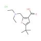 5-tert-Butyl-2-diethylaminomethyl-furan-3-carboxylic acid hydrochloride - chemical structure image