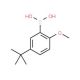 5-tert-Butyl-2-methoxybenzeneboronic acid (CAS 128733-85-7) - chemical structure image
