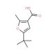 5-tert-Butyl-2-methyl-3-furoic acid (CAS 38422-62-7) - chemical structure image