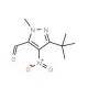 5-tert-Butyl-2-methyl-4-nitro-2H-pyrazole-3-carboxaldehyde - chemical structure image