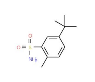 5-tert-Butyl-2-methyl-benzenesulfonamide (CAS 7155-00-2) - chemical structure image