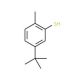 5-tert-Butyl-2-methylthiophenol (CAS 7340-90-1) - chemical structure image