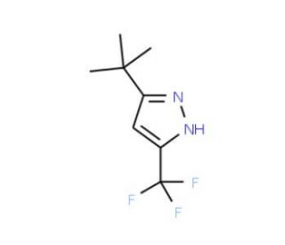 5-tert-Butyl-3-(trifluoromethyl)-1H-pyrazole (CAS 150433-22-0) - chemical structure image