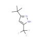 5-tert-Butyl-3-(trifluoromethyl)-1H-pyrazole (CAS 150433-22-0) - chemical structure image