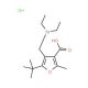 5-tert-Butyl-4-diethylaminomethyl-2-methyl-furan-3-carboxylic acid hydrochloride (CAS 435341-89-2) - chemical structure image