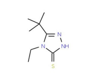 5-tert-Butyl-4-ethyl-4H-1,2,4-triazole-3-thiol - chemical structure image