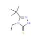 5-tert-Butyl-4-ethyl-4H-1,2,4-triazole-3-thiol - chemical structure image