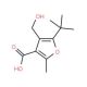 5-tert-Butyl-4-hydroxymethyl-2-methyl-furan-3-carboxylic acid (CAS 462068-43-5) - chemical structure image