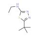 5-tert-Butyl-N-ethyl-1,3,4-thiadiazol-2-amine - chemical structure image