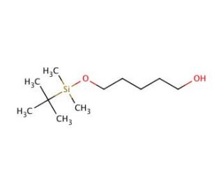 5-(tert-Butyldimethylsilyloxy)-1-pentanol (CAS 83067-20-3) - chemical structure image