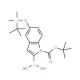 5-(tert-Butyldimethylsilyloxy)-1H-indole-2-boronic acid, N-BOC protected (CAS 335649-61-1) - chemical structure image