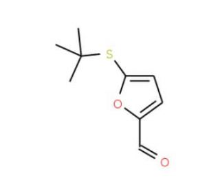5-tert-Butylsulfanyl-furan-2-carbaldehyde - chemical structure image