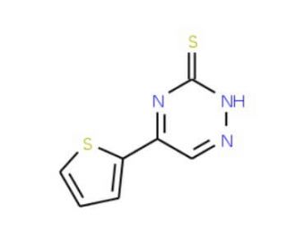 5-thien-2-yl-1,2,4-triazine-3(2H)-thione (CAS 98273-53-1) - chemical structure image