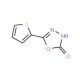 5-thien-2-yl-1,3,4-oxadiazol-2(3H)-one (CAS 128772-83-8) - chemical structure image