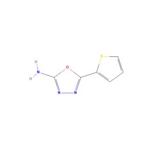 5-thien-2-yl-1,3,4-oxadiazol-2-amine (CAS 27049-71-4) - chemical structure image
