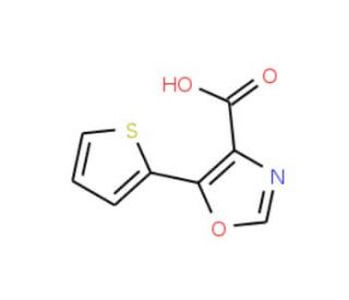 5-(Thien-2-yl)-1,3-oxazole-4-carboxylic acid - chemical structure image
