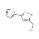 [5-(Thien-2-yl)-1H-pyrazol-3-yl]methanol (CAS 852228-02-5) - chemical structure image