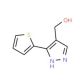 (5-Thien-2-yl-1H-pyrazol-4-yl)methanol - chemical structure image