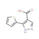 5-Thien-2-yl-1H-pyrazole-4-carboxylic acid - chemical structure image