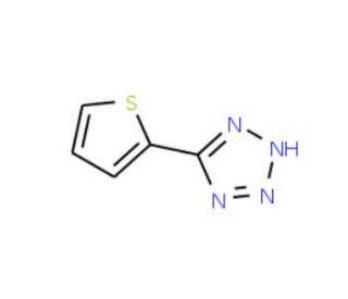 5-thien-2-yl-2H-tetrazole (CAS 59541-58-1) - chemical structure image
