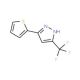 5-(Thien-2-yl)-3-(trifluoromethyl)-1H-pyrazole (CAS 26974-16-3) - chemical structure image