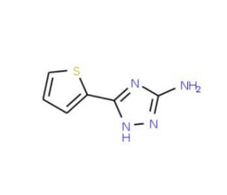 5-thien-2-yl-4H-1,2,4-triazol-3-amine (CAS 4922-99-0) - chemical structure image