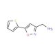 (5-Thien-2-ylisoxazol-3-yl)methylamine (CAS 852180-45-1) - chemical structure image