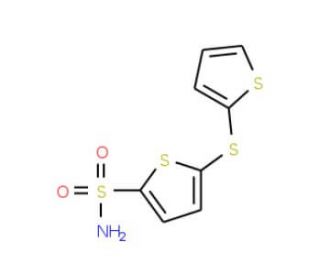 5-(Thien-2-ylthio)thiophene-2-sulphonamide (CAS 63033-64-7) - chemical structure image