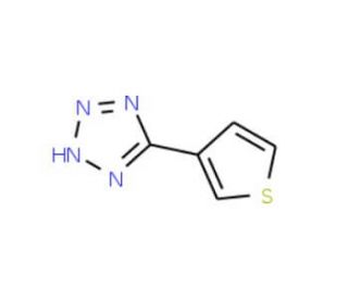 5-thien-3-yl-2H-tetrazole (CAS 59918-86-4) - chemical structure image