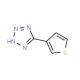5-thien-3-yl-2H-tetrazole (CAS 59918-86-4) - chemical structure image