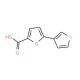 5-Thiophen-3-yl-furan-2-carboxylic acid - chemical structure image