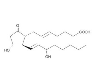 5-trans Prostaglandin E<sub>2</sub> (CAS 36150-00-2) - chemical structure image