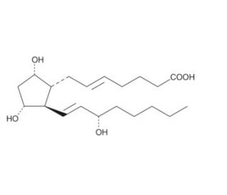 5-trans Prostaglandin F<sub>2&alpha;</sub> (CAS 36150-01-3) - chemical structure image