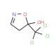 5-Trichloromethyl-4,5-dihydro-5-isoxazolol (CAS 34648-11-8) - chemical structure image