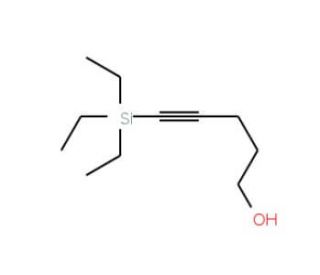 5-(Triethylsilyl)-4-pentyn-1-ol (CAS 174064-02-9) - chemical structure image