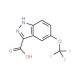 5-Trifluoromethoxy-1H-indazole-3-carboxylic acid (CAS 869782-94-5) - chemical structure image